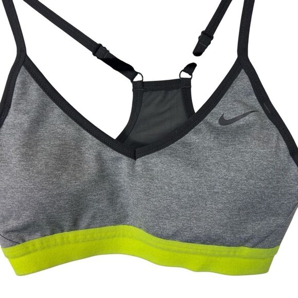 Nike Pro GREY Indy Sports Bra Dri-Fit small - Picture 3 of 11